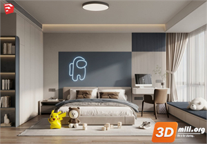 Children Room Scenes Skp FIles 